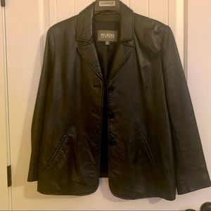 Wilsons leather lambskin blazer style jacket